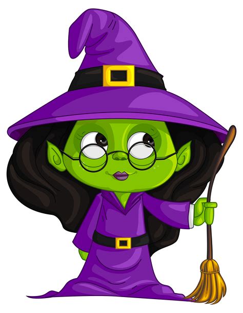 Purple_Witch_PNG_Clipart_Image.png (5076×6531) | Sorcière halloween, Halloween, Artwork