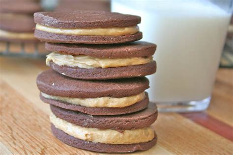 Peanut Butter Filled Chocolate Cookies - The BakerMama