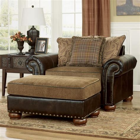 Leather Chair And A Half - Foter | Chair and a half, Leather chair with ottoman, Living room chairs