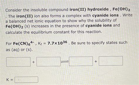 Solved Consider the insoluble compound silver hydroxide, | Chegg.com