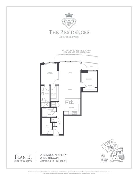 The Residences at Nobel Park - E1 Floor Plan, Metro Vancouver A BC | Livabl