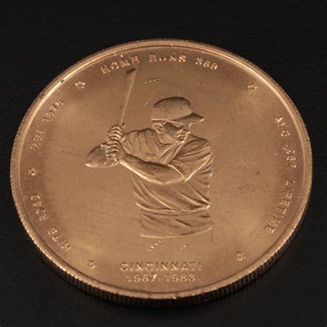 1989 Johnny Bench Hall of Fame Induction Medal | EBTH