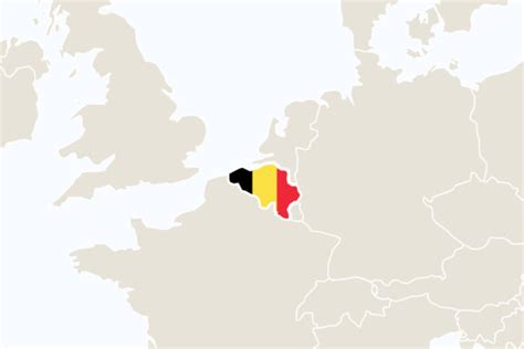 Belgium Europe Map