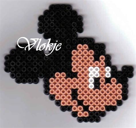 Mickey Mouse Perler Bead Art, Perler Bead Patterns, Beading Patterns ...