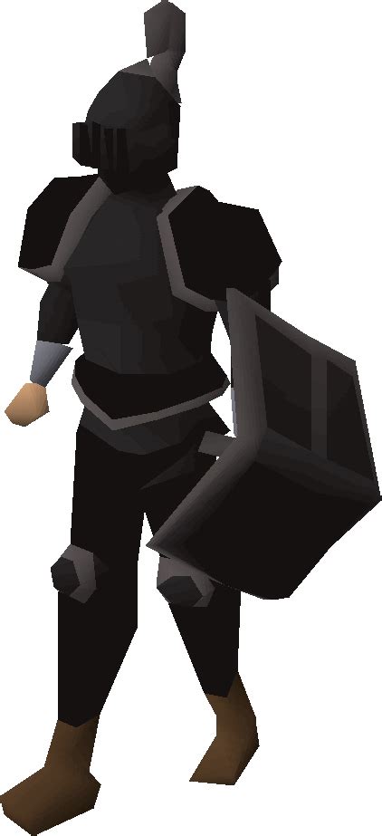 Black trimmed armour | Old School RuneScape Wiki | Fandom