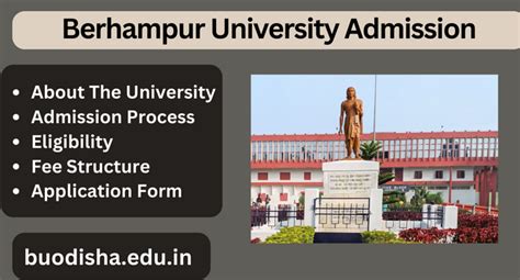 Berhampur University Admission 2024-25 | Orissa | Courses, Important Dates