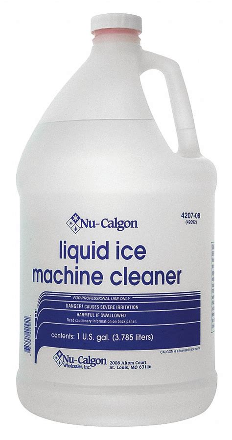 NU-CALGON Ice Machine Cleaner, Nickel Safe No, 1 gal, Liquid - 22NV28|4207-08 - Grainger