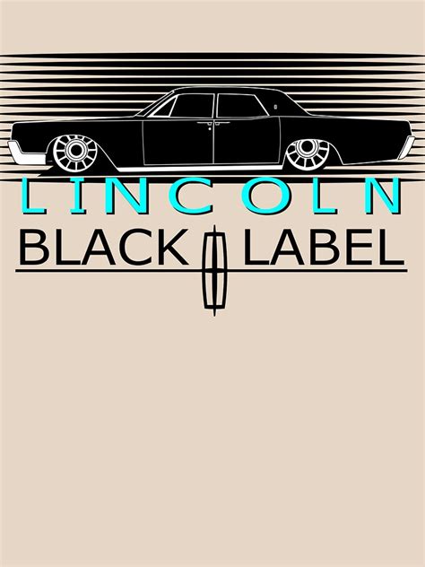 "Lincoln Black Label" T-shirt by BL3Designco | Redbubble