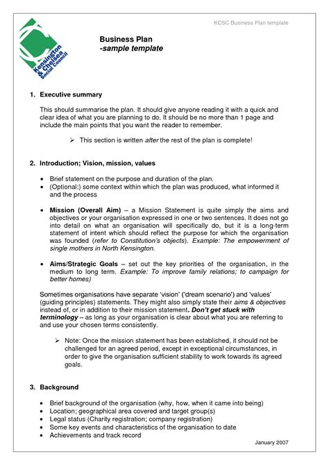 Business Plan Format For Students