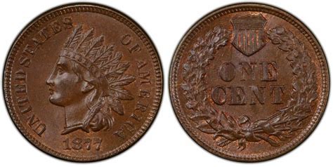 1877 Indian Head Penny Value: are "No" Mint Mark Worth Money?