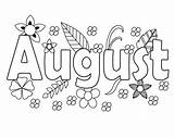 15 Free August Coloring Pages For Kids And Adults sketch template