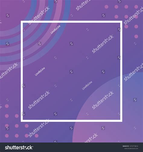 Abstract Gradient Colorful Border Frame Illustration Stock Vector ...