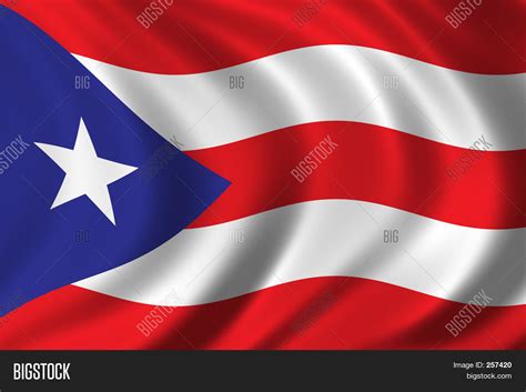 Flag Of Puerto Rico Stock Photo & Stock Images | Bigstock