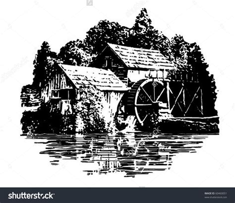 Old mill clipart - Clipground