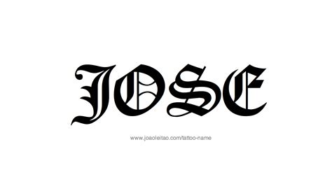 +14 Jose Tattoo Name Ideas - mario-koopman