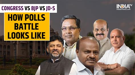 Karnataka poll battle 2023: Stage set for BJP Vs Congress Vs JD-S three ...