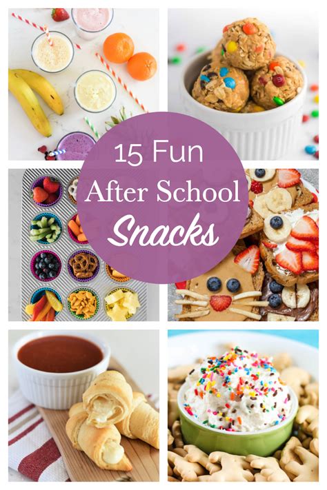 15 Fun & Easy After School Snacks: Kid-Approved - Crazy Little Projects