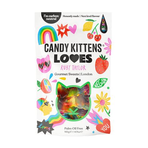 Candy Kittens - LOVES Vegan Sweets Bag - 140g - Siradis Switzerland