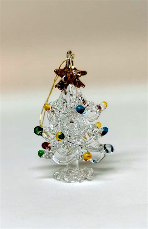 Glass Christmas Tree Decoration - Christmas decorations, Christmas Decorations - Glassblobbery.com