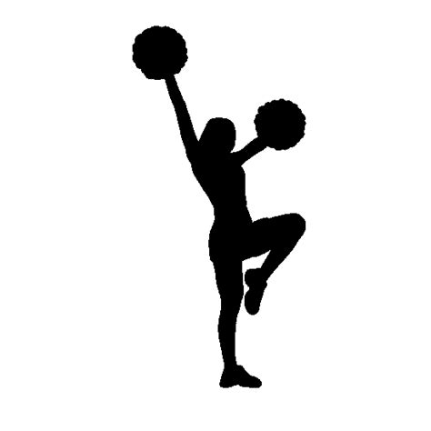 Cheerleader Silhouette Images - Cliparts.co