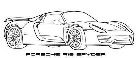 Porsche Coloring Pages - Free Printable Coloring Pages for Kids