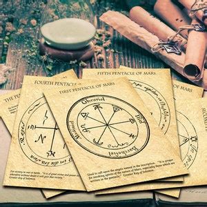 The PENTACLES of SOLOMON BUNDLE 45 Pages Seven Pentacles of - Etsy Canada