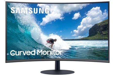 Samsung Curved Monitor 32" FHD Computer Monitor, Bezel-Less Design ...