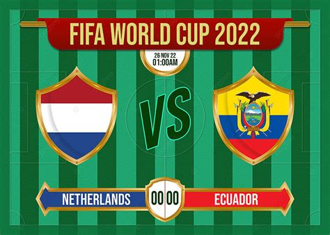 Netherlands Vs Ecuador Template Download on Pngtree