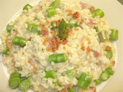 Jenny Eatwell's Rhubarb & Ginger: Bacon & Asparagus Risotto