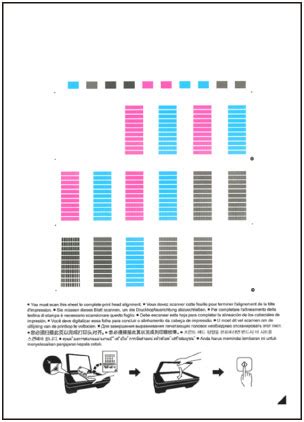 Canon : PIXMA Manuals : MG3000 series : Aligning the Print Head