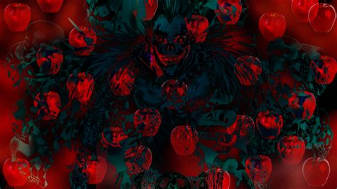 abstract, Trippy, Bright, Anime, LSD, Ryuk, Death Note, Apples ...