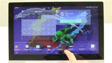 How to customise widgets - Lenovo Tablet 2 Pro - YouTube