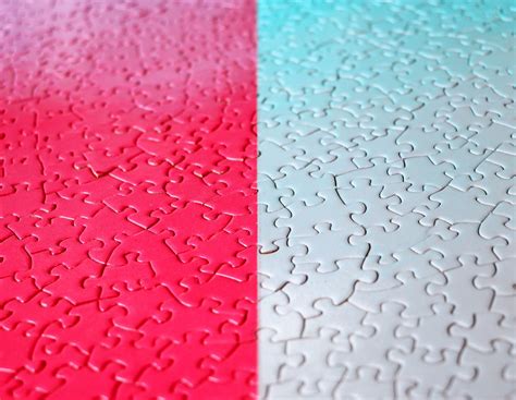 DIY Gradient Jigsaw Puzzle - Karen Kavett