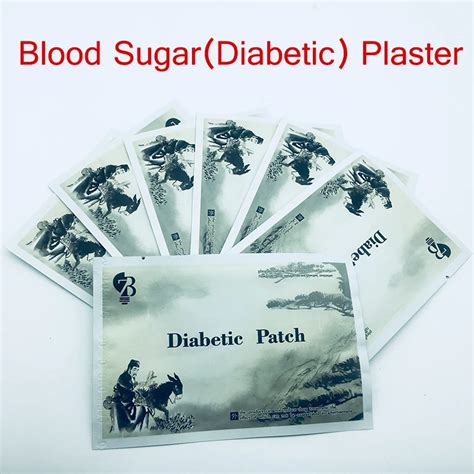 100PCS Blood Sugar Diabetic Patch Chinese Natural Herbal Blood Glucose Cure Diabetic Patch ...