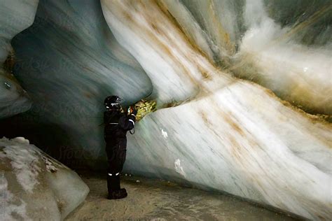 "Glacier Ice Cave, Svalbard - Caving Adventure Tourism, Female ...