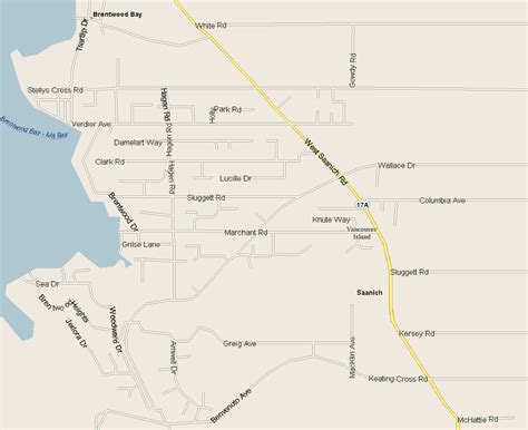 Brentwood Bay Map, British Columbia - Listings Canada