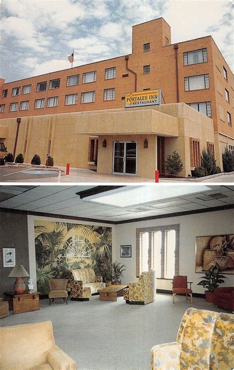 Portales New Mexico Portales Motor Inn And Restaurant Vintage Postcard ...