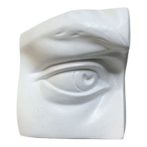 Classical Plaster Model of Eye Michelangelo’s David’s Right Eye | Sculpture techniques, Eye ...