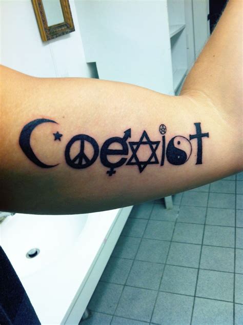 Pin by MeowHaus on piercings and tattoos | Coexist tattoo, Tattoos, Piercing tattoo