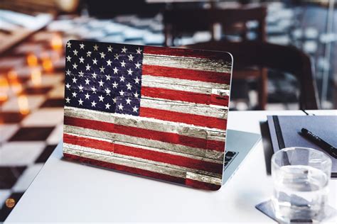 Flag USA Laptop Skins Notebook HP Grunge Usa Flag Vinyl Decal - Etsy