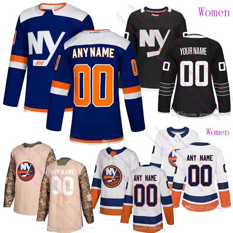 2020 Custom New York Islanders Jersey Mathew Barzal Josh Bailey Anders ...