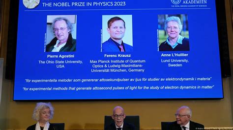 Nobel Prize in Physics for studies into electron movements – DW – 10/03/2023