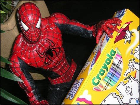 Who remembers Spiderman explaining the colors of crayons? This is ...