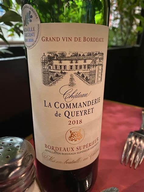 2018 Château la Commanderie de Queyret, France, Bordeaux, Bordeaux ...