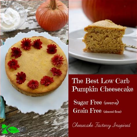 Low Carb Pumpkin Cheesecake Recipe (Cheesecake Factory Inspired)