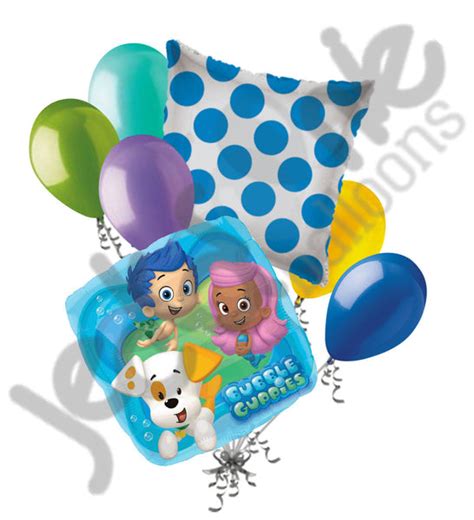 Bubble Guppies Balloon Bouquet – Jeckaroonie Balloons