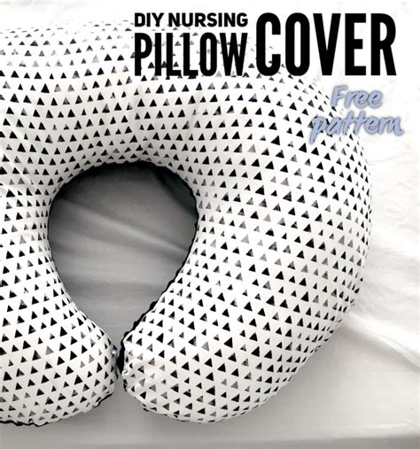 DIY Nursing Pillow Cover - Life on Waller