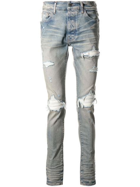 AMIRI Ultra Suede Denim Jeans - Farfetch