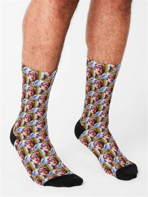 "Mrs. Kwan Sleeping " Socks for Sale by bridgeybear | Redbubble