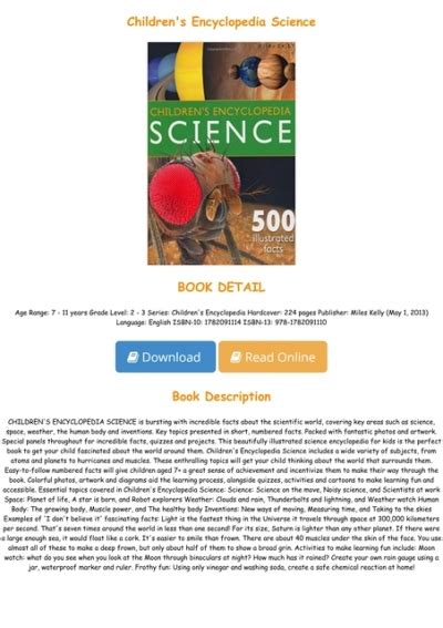 !D.o.w.n.l.o.a.d e-Book Children's Encyclopedia Science Full PDF Online